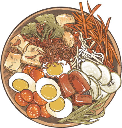 Warm Storybook Gado-gado
